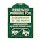 Signmission Reserved Parking for Salesperson of the Month Unauthorized Vehicles Towed Away, A-DES-G-1824-23076 A-DES-G-1824-23076 - alternate 1